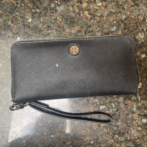 Tory Burch Black Wristlet Wallet